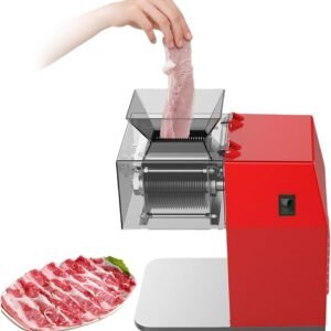 electric meat slicer with adjustable removable blade (2.5–7mm) – multi functional desktop kitchen slicer