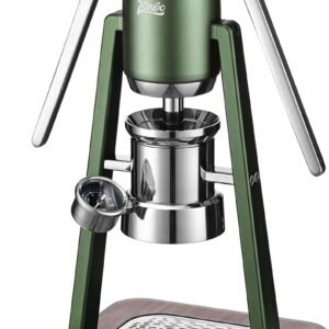 bincoo manual espresso maker set – hand press espresso machine with 12 bar pressure profiling & dual lever control