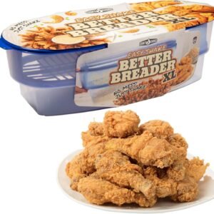 cook's choice xl original better breader batter bowl – all in one mess free breading station